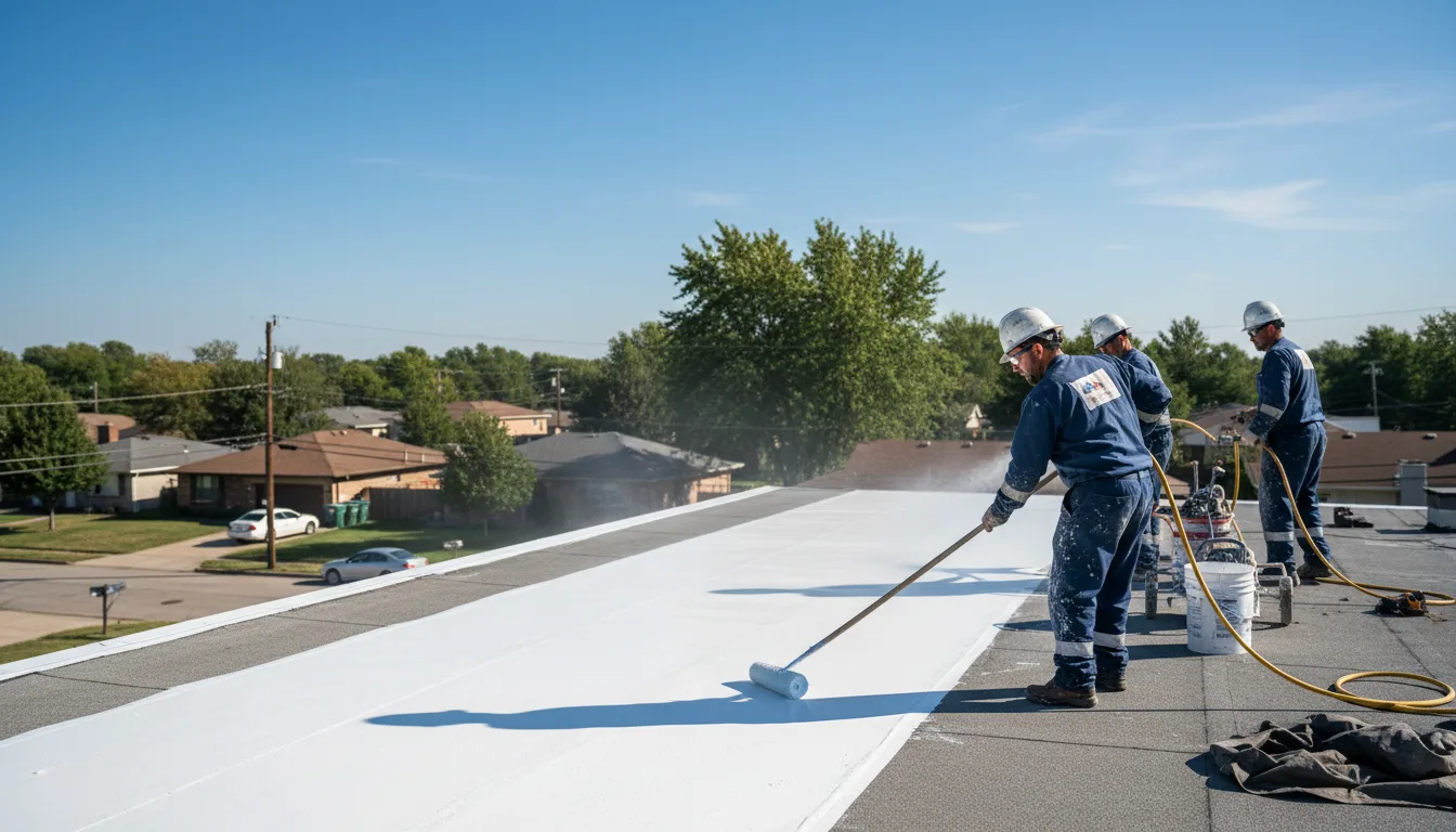 Commercial roof coating in South Carver, MA near me